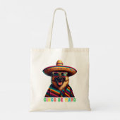 Cinco De Mayo German Shepherd With Poncho Somberro トートバッグ (裏面)