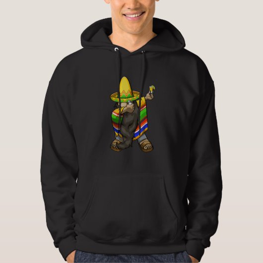 Cinco De Mayo Gnome Tequila   Mexican Celebration  パーカ (正面)