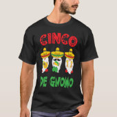 Cinco De Mayo Gnomo 3 Fiesta Gnomes Eat Tacos Tres Tシャツ (正面)