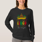 Cinco De Mayo Groovy Mexican Fiesta 5 De Mayo Somb Tシャツ (正面)