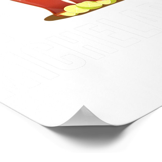 Cinco De Mayo I Love Micheladas Mexico Alcol ポスター (角)