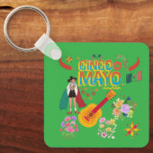 Cinco De Mayo kelly green キーホルダー (正面)
