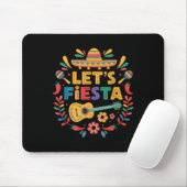 Cinco De Mayo Lets Fiesta Mexico おもしろい Mexico Par マウスパッド (マウス)