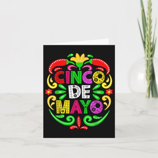 Cinco De Mayo Lets Fiesta Squad 5 De Mayo Mexican カード (正面)