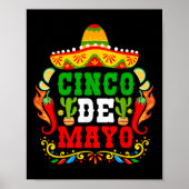 Cinco De Mayo Lets Fiesta Squad 5 De Mayo Mexican ポスター (正面)