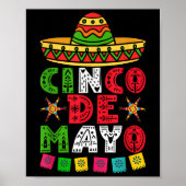 Cinco De Mayo Lets Fiesta Squad 5 De Mayo Mexican ポスター (正面)