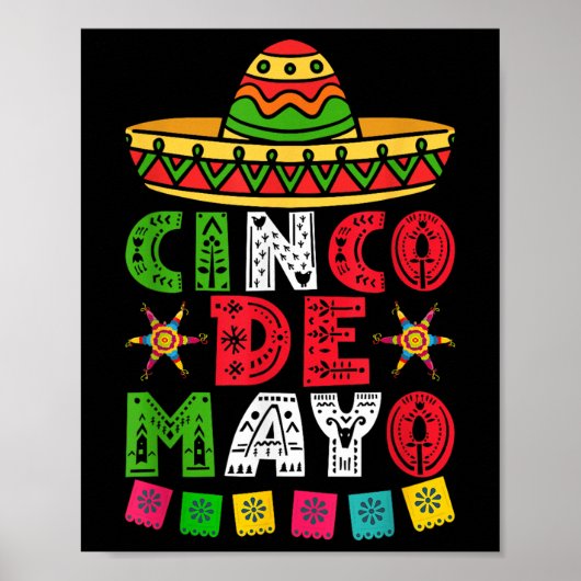 Cinco De Mayo Lets Fiesta Squad 5 De Mayo Mexican ポスター (正面)