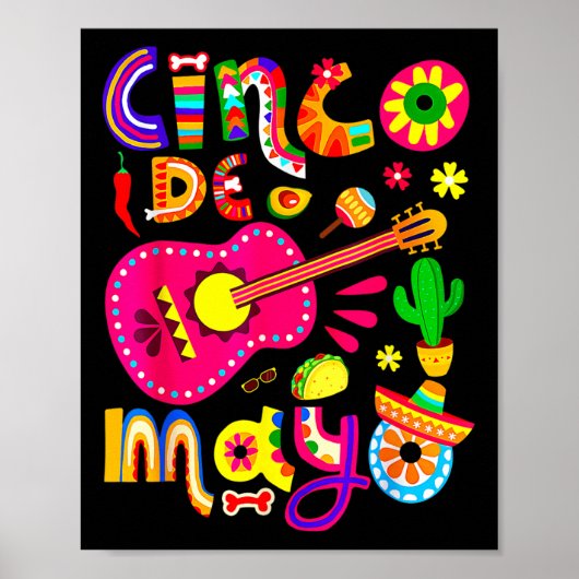 Cinco De Mayo Lets Fiesta Squad 5 De Mayo Mexican ポスター (正面)