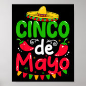 Cinco De Mayo Lets Fiesta Squad 5 De Mayo Mexican ポスター (正面)