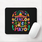 Cinco De Mayo Lets Fiesta Squad 5 De Mayo Mexican マウスパッド (マウス)