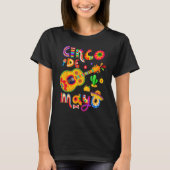 Cinco De Mayo Lets Fiesta Squad 5 De Mayo Mexican Tシャツ (正面)
