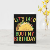 Cinco De Mayo Let'S Taco Bour My Mexican誕生日 カード (黄色い花)