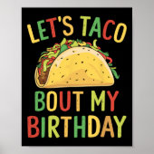Cinco De Mayo Let'S Taco Bour My Mexican誕生日 ポスター (正面)