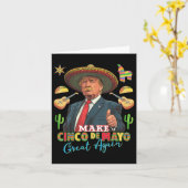 Cinco De Mayo Make Cinco De Mayo素晴らし Again カード (黄色い花)