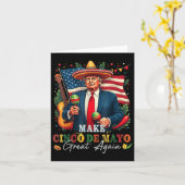 Cinco De Mayo Make Cinco De Mayo Again Donal カード (黄色い花)