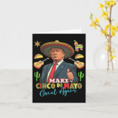 Cinco De Mayo Make Cinco De Mayo Again Donal カード (黄色い花)