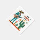 Cinco de mayo mariachi – メキシコプライド スタンダードカクテルナプキン (角)