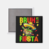 Cinco de mayo mexican cactus funny lets fiestaCinc マグネット (正面/裏面)