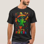 Cinco de mayo mexican cactus party funny letsCinco Tシャツ (正面)