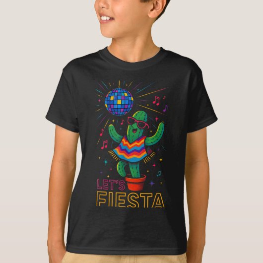 Cinco de mayo mexican cactus party funny letsCinco Tシャツ (正面)