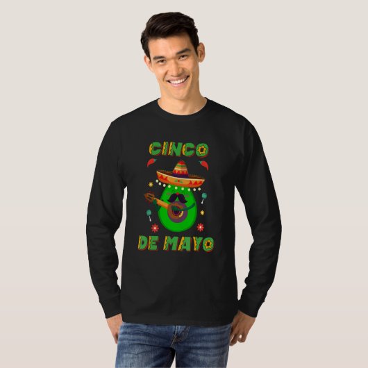 Cinco De Mayo Mexican Fiesta 5 De Mayo 2023 happy  Tシャツ (正面フル)
