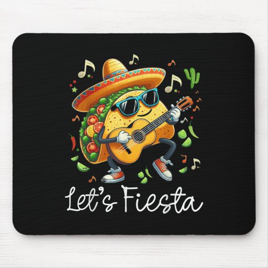 Cinco De Mayo Mexican Fiesta 5 De Mayo Lets Fiesta マウスパッド (正面)
