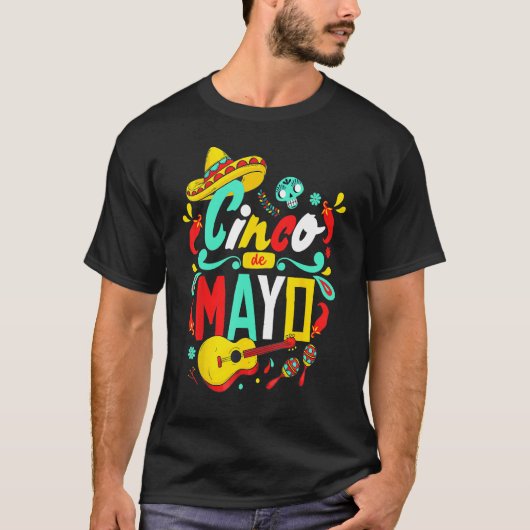 Cinco De Mayo  Mexican Fiesta 5 De Mayo Women Men  Tシャツ (正面)
