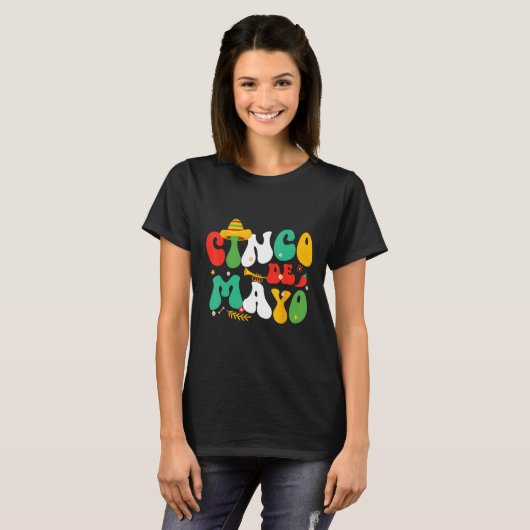 Cinco De Mayo Mexican Fiesta celebrate 5 De Mayo M Tシャツ (正面フル)