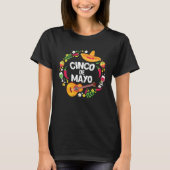 Cinco De Mayo Mexican Fiesta Party  Cinco De Mayo  Tシャツ (正面)