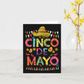 Cinco De Mayo Mexican Fiesta Squad 5 De Mayo For M カード (黄色い花)