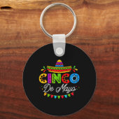 Cinco De Mayo Mexican Fiesta Squad 5 De Mayo Mexic キーホルダー (正面)