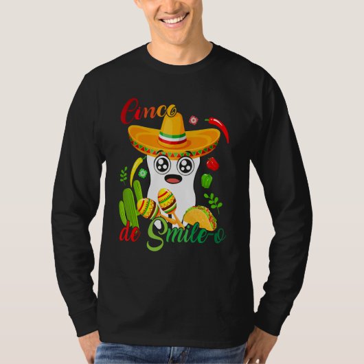 Cinco De Mayo Mexican Holy Guacamole Fiesta Time 5 Tシャツ (正面)