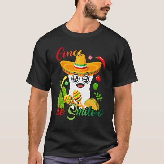Cinco De Mayo Mexican Holy Guacamole Fiesta Time 5 Tシャツ (正面)