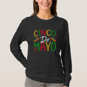 Cinco De Mayo Mexican Let's Fiesta 5 De Mayo Tシャツ (正面)