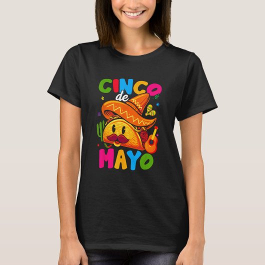 Cinco De Mayo Mexican Lets Fiesta 5 De Mayo Women  Tシャツ (正面)