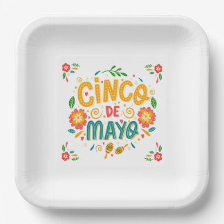 Cinco de Mayo Mexican Paper Plates  ペーパープレート