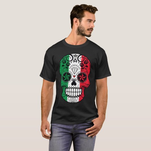 Cinco De Mayo Mexican Skull Tシャツ (正面フル)