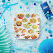 cinco de mayo mexico burrito taco tamale ペーパープレート (パーティー)