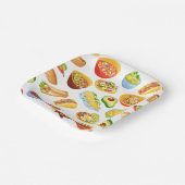 cinco de mayo mexico burrito taco tamale ペーパープレート (傾斜あり)