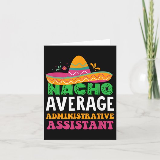 Cinco De Mayo、Nacho Average Administrative Istant カード (正面)