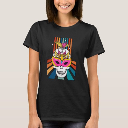 Cinco de Mayo Nacho Average skull celebrate fiesta Tシャツ (正面)