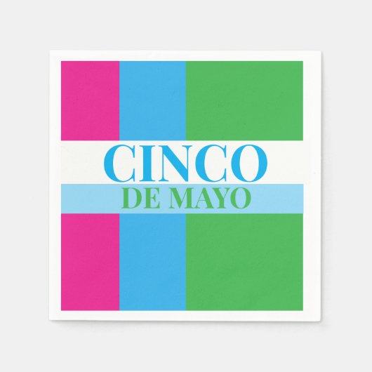 Cinco De Mayo Party  スタンダードカクテルナプキン (正面)