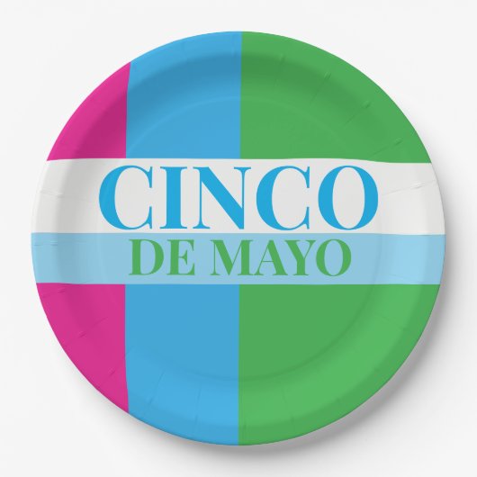 Cinco De Mayo Party  ペーパープレート (正面)