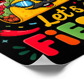 Cinco De Mayo Party Taco Fiesta Fun  ポスター (角)