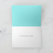 Cinco de Mayo Pineapple on Tangerine カード (内部)