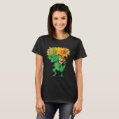 Cinco de Mayo  Rex Dinosaur and Cats Tシャツ (正面フル)