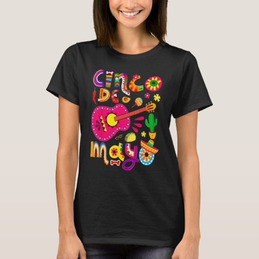 Cinco De Mayo Shirt Mexican Fiesta 5 De Mayo Women Tシャツ (正面)