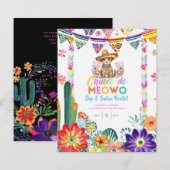 Cinco De Mayo Sip and Salsa おもしろい Cat FIESTA (正面/裏面)