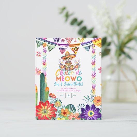 Cinco De Mayo Sip and Salsa おもしろい Cat FIESTA (スタンド正面)