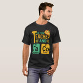 Cinco De Mayo T Is For Teacher & Tacos Funny Mexic Tシャツ (正面フル)